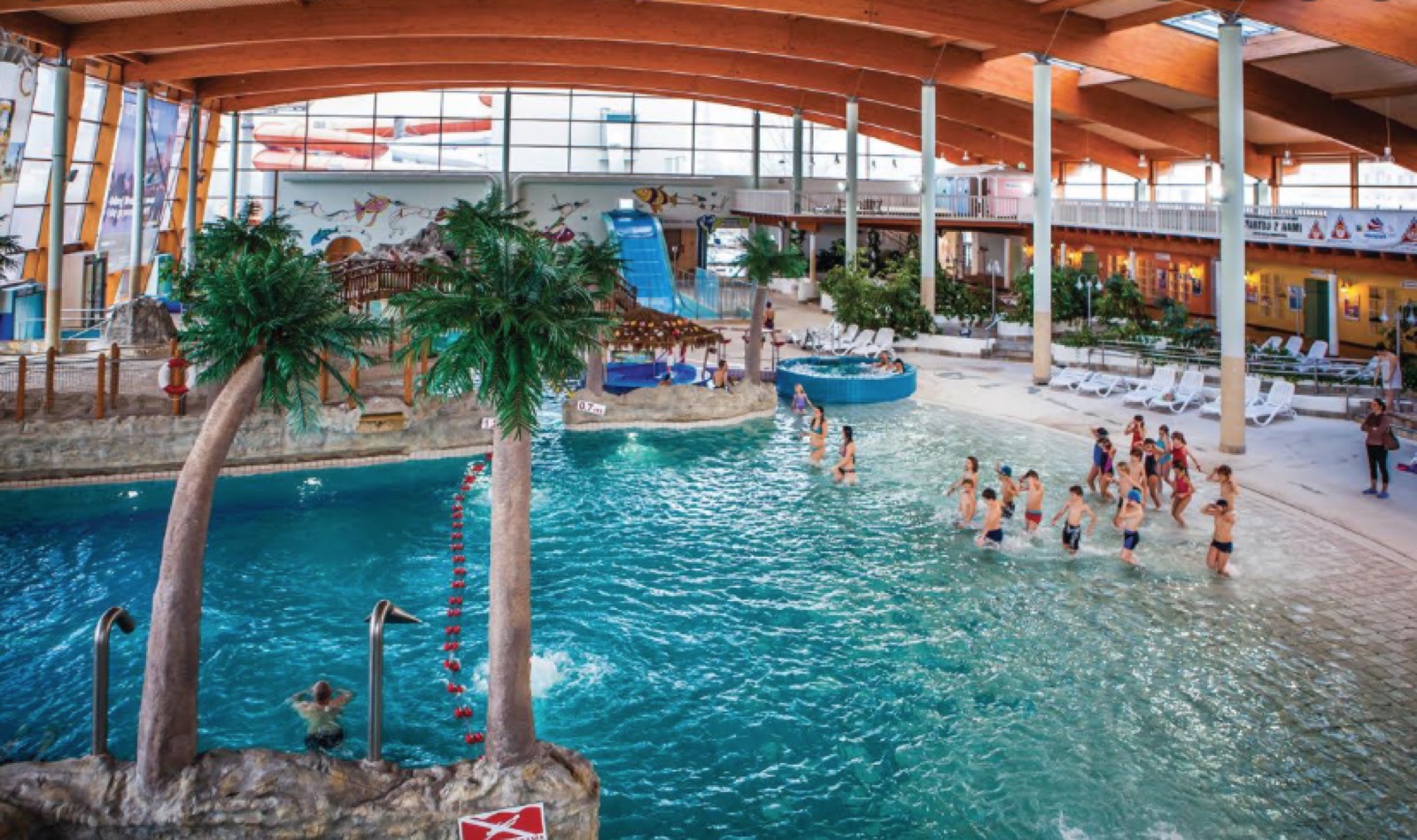Indoor swimming pools at Wrocław Aquapark