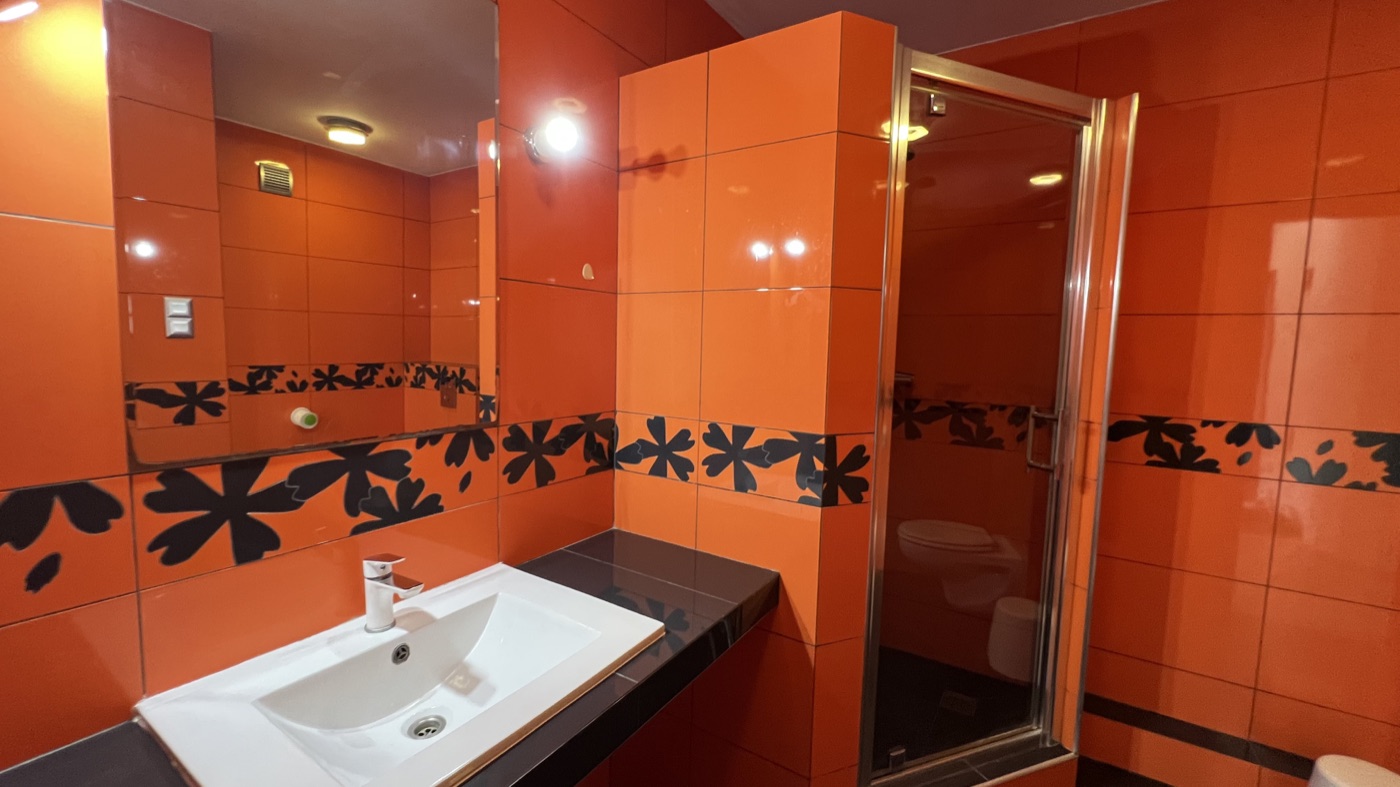 Shared bathroom in the Wrońskiego apartment, view 6